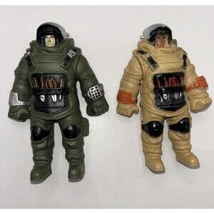 Chap Mei True Heroes Force GI JOE KO Action Figure Bomb Disposal 4” Lot Of 2